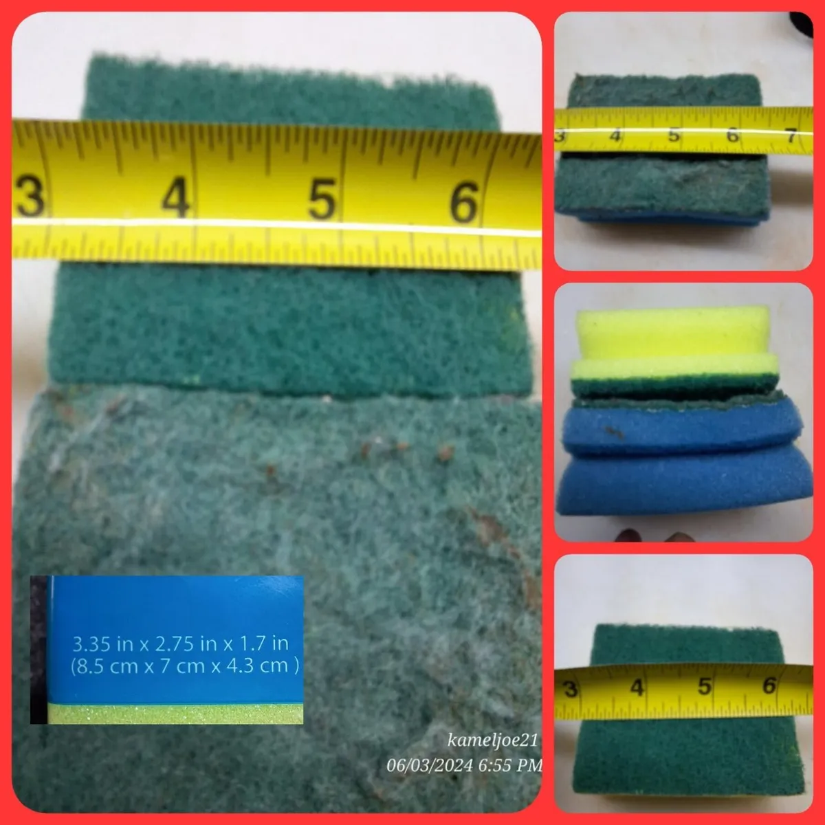 Scrub Buddies Scrub Buddies — 3.35in to 3.25in