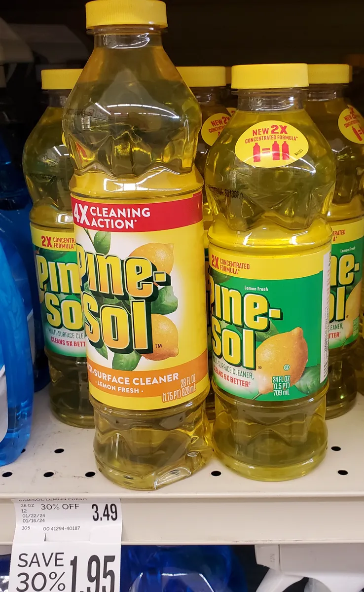 Pine-Sol Pine-Sol Multi-Surface Cleaner Lemon Fresh — 24oz to 20oz