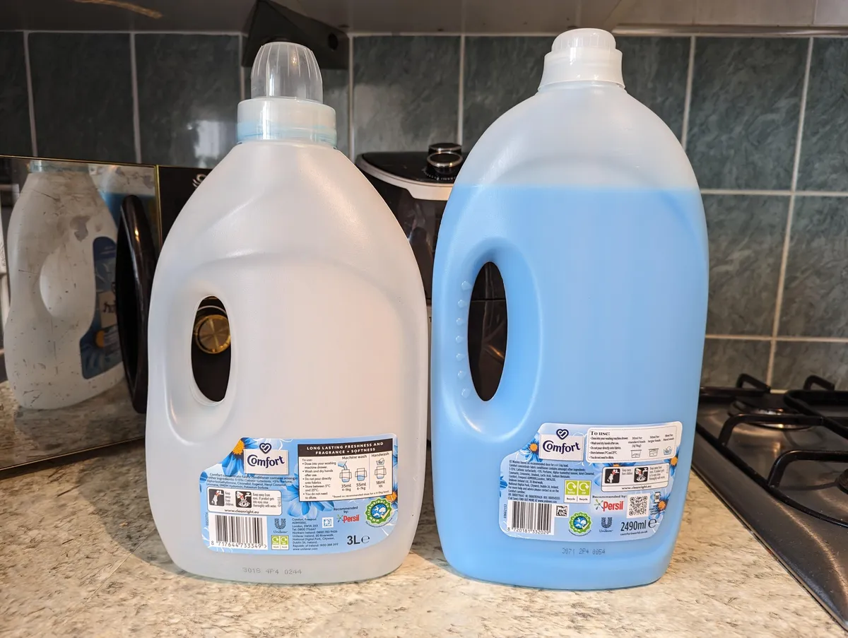 Comfort Laundry Detergent — 3L to 2.49L