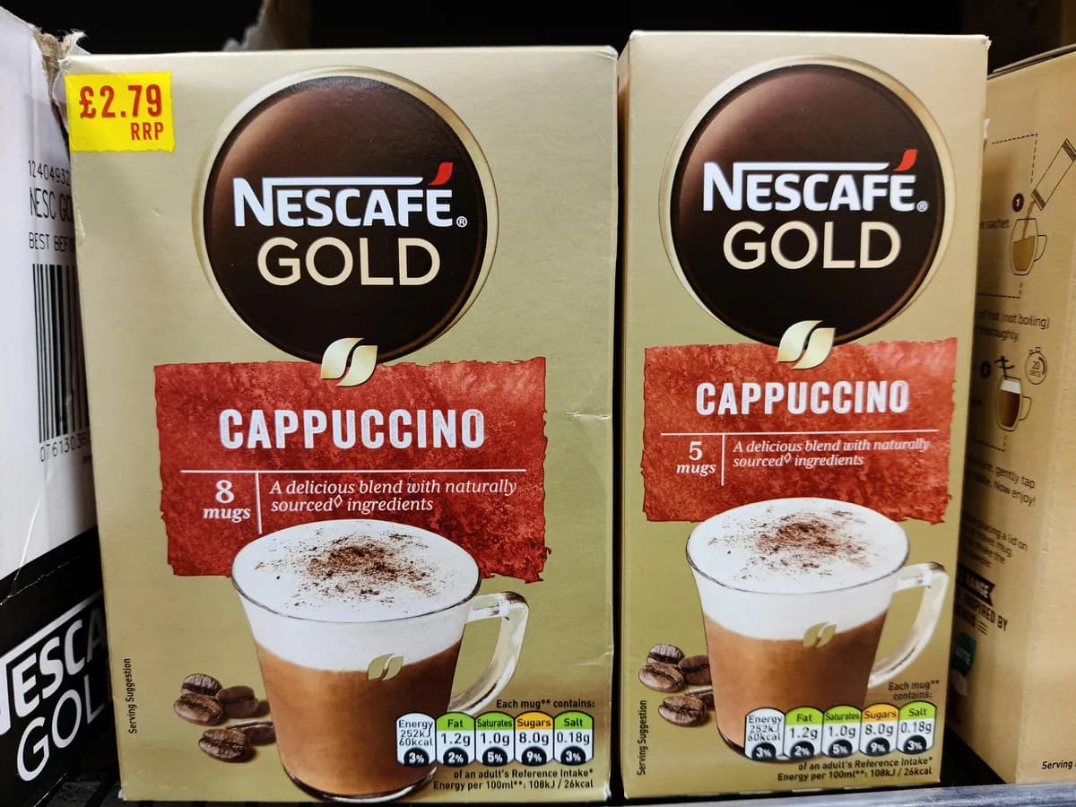 Nestle Instant Coffee — 8ct to 5ct