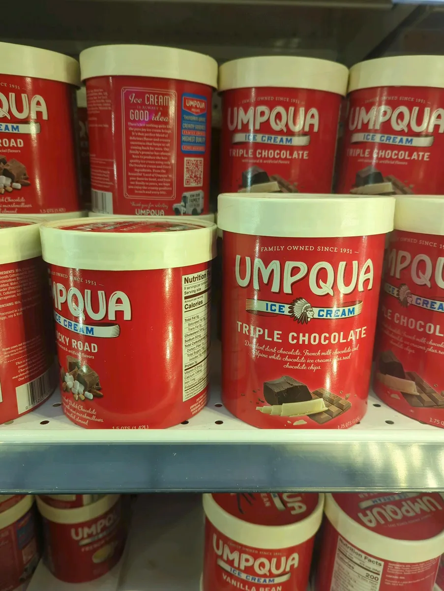 Umpqua Ice Cream — 1.75L to 1.5L