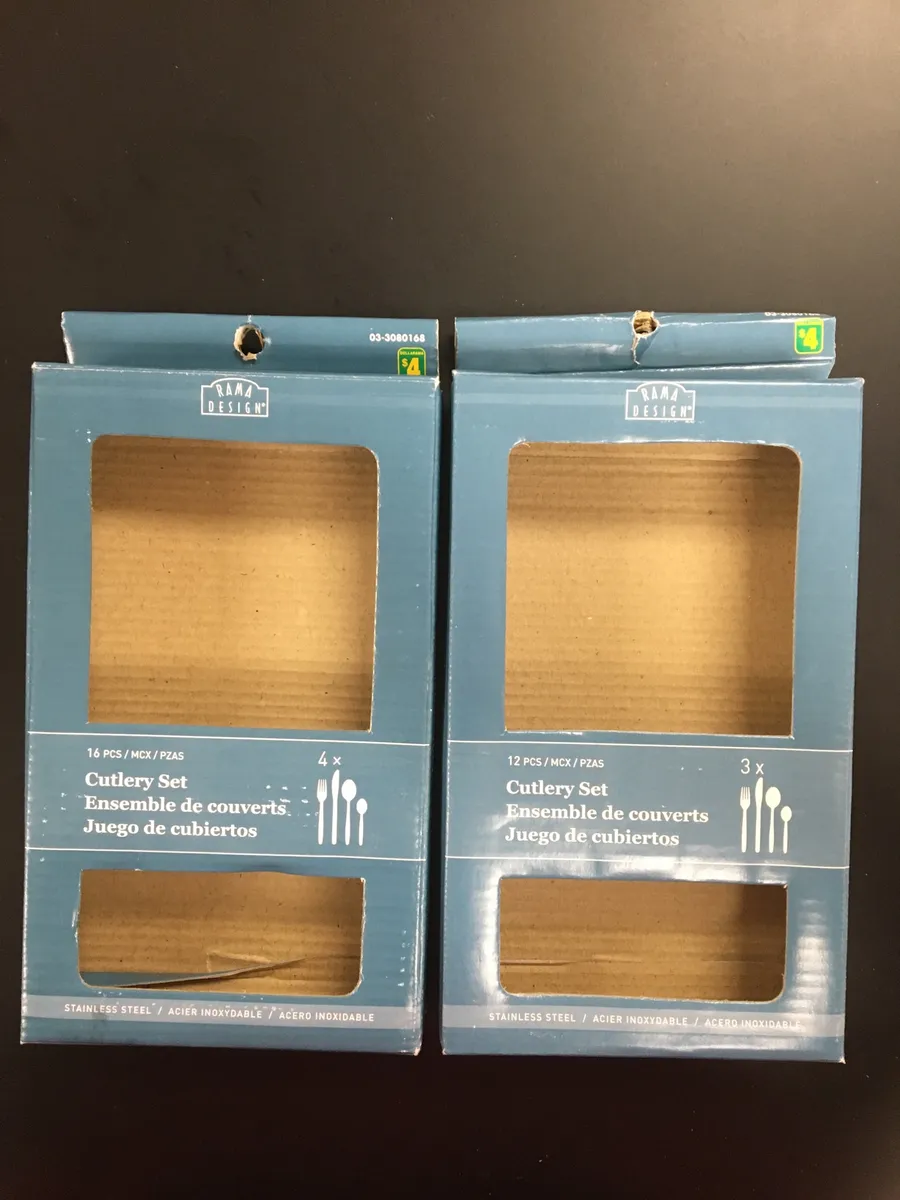 Dollarama Cutlery Set — 4ct to 3ct