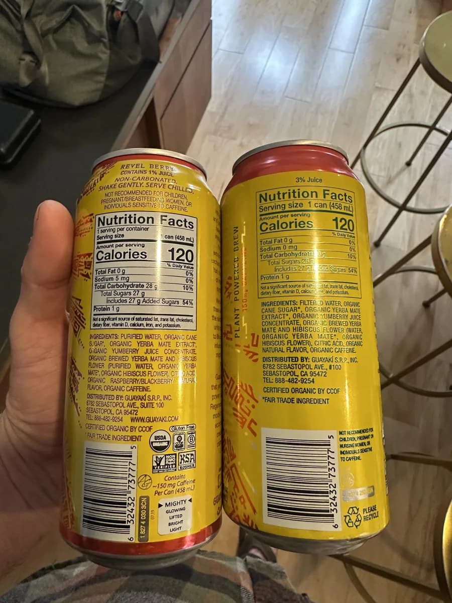 Guayaki Yerba Mate with Berry Juices