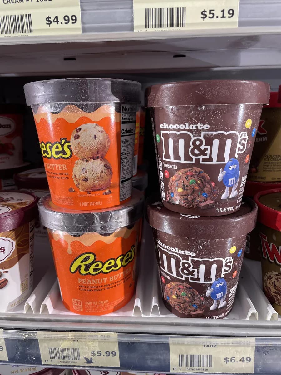 Hershey ice cream package
