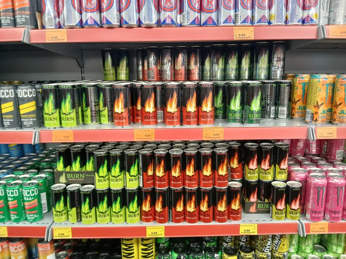Burn Burn Energy Drink — 330ml to 250ml
