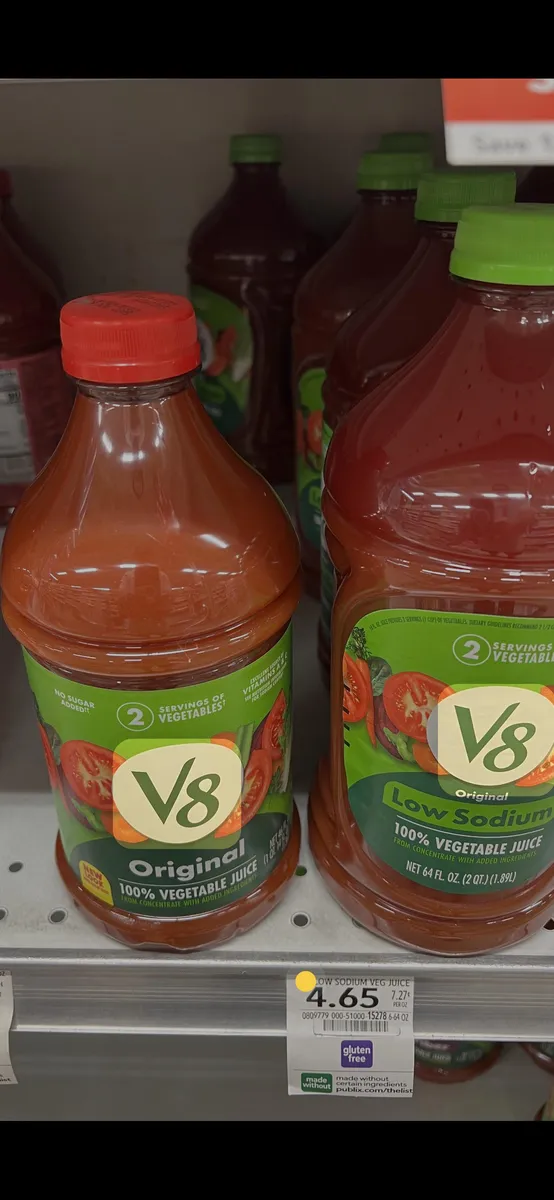 V8 V8 Vegetable Juice — 64oz to 46oz