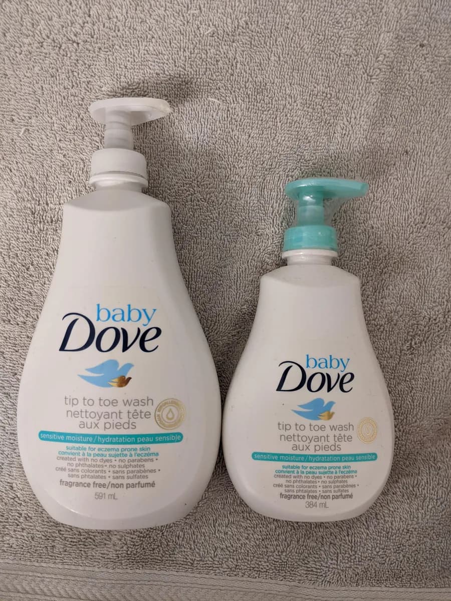 Dove Tip to Toe Wash — 501ml to 384ml