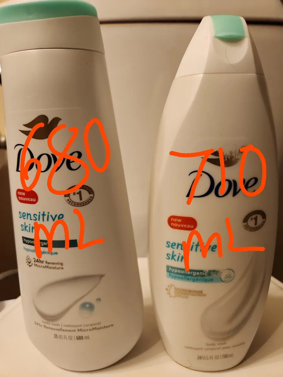 Dove Sensitive Skin Body Wash package