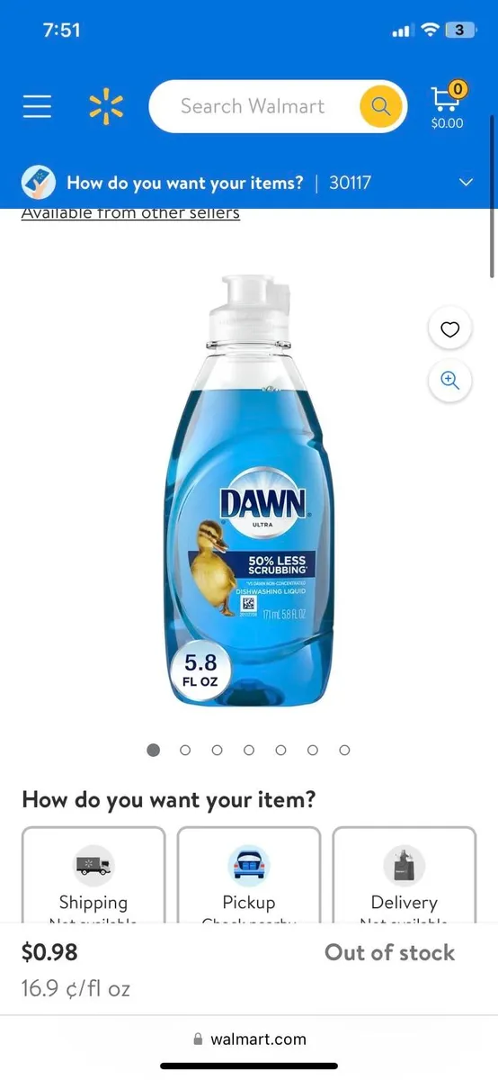 Dawn Dawn Dish Liquid package photo