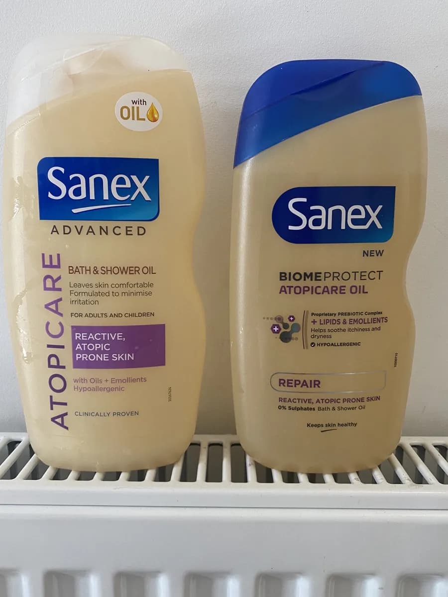 Sanex body wash — 500ml to 414ml