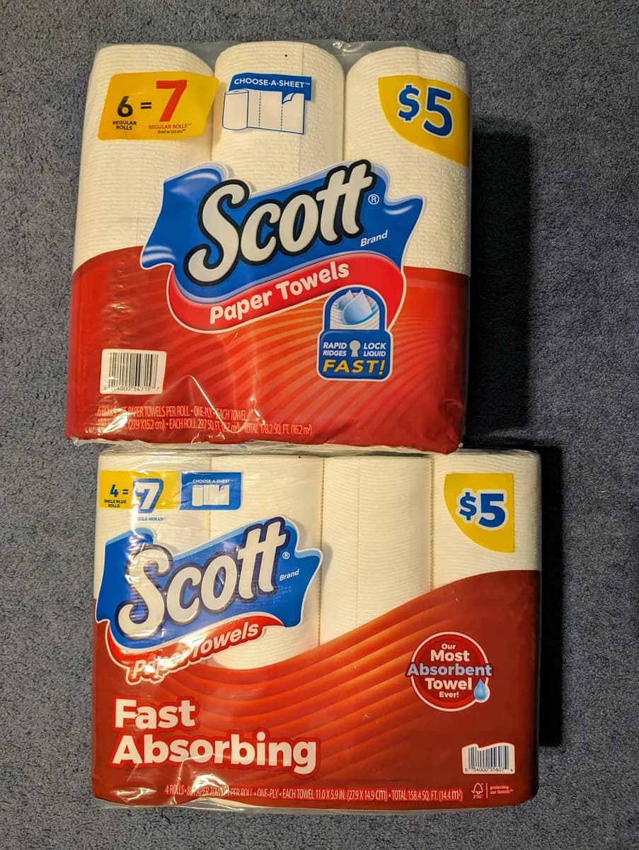 Scott Paper Towels package photo