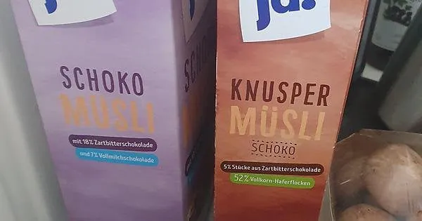 Ja! Müsli — 750g to 600g