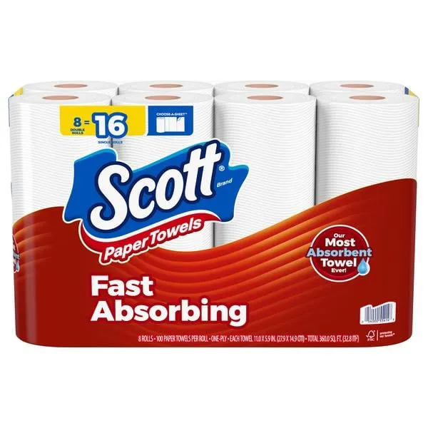 Scott Scott Paper Towels Double Roll package photo