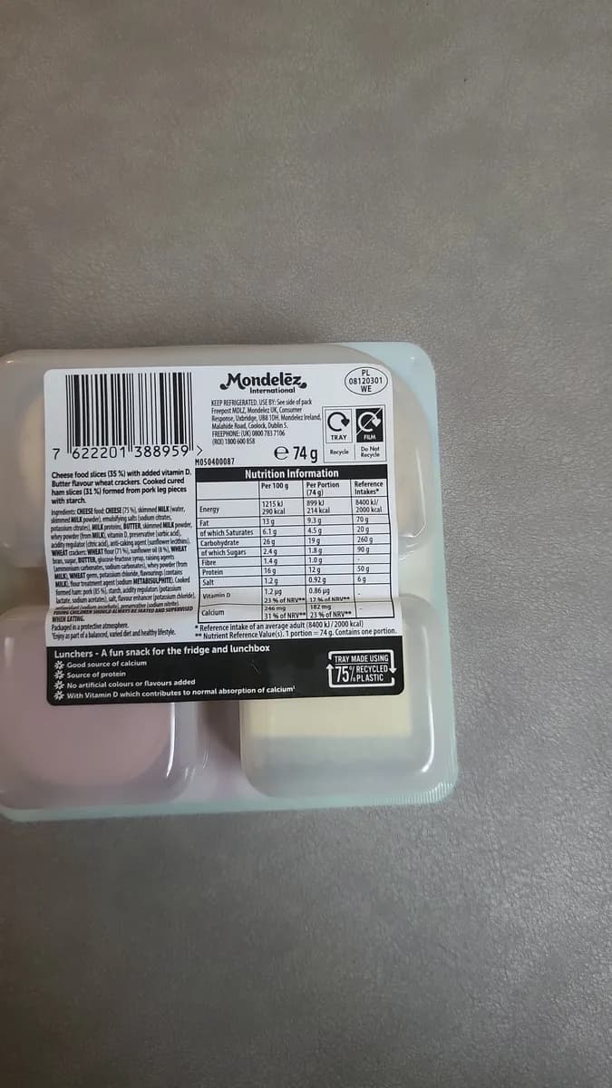 Dairylea Lunchables package photo