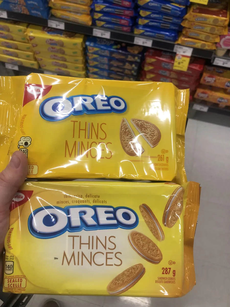 Nabisco Oreo Thins package