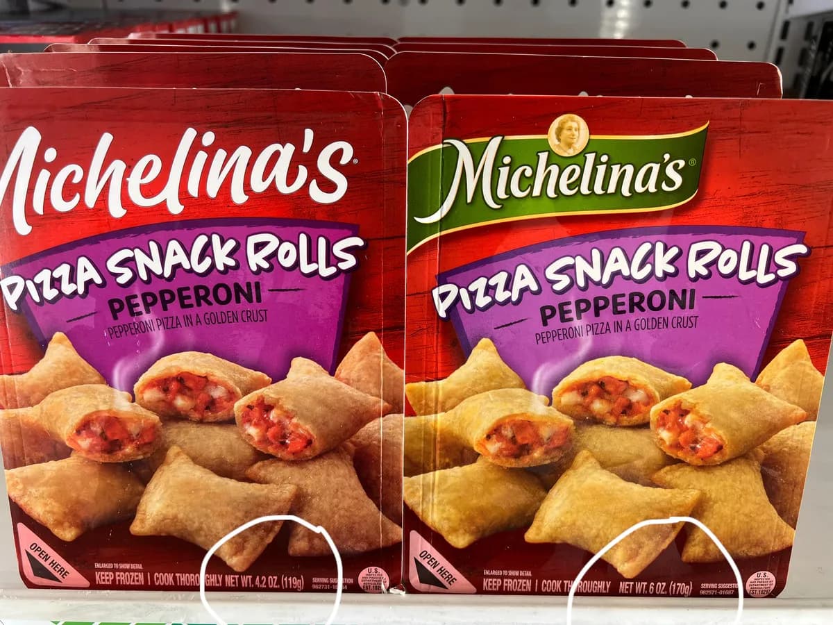Totino's Pizza Rolls — 6oz to 4.2oz