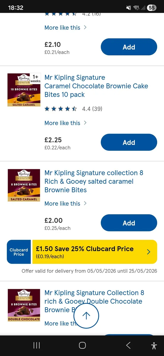Mr Kipling Mr Kipling cakes — 150g to 120g