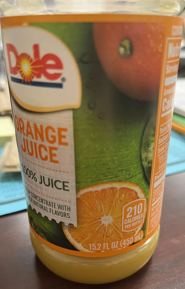 Dole Orange Juice package photo