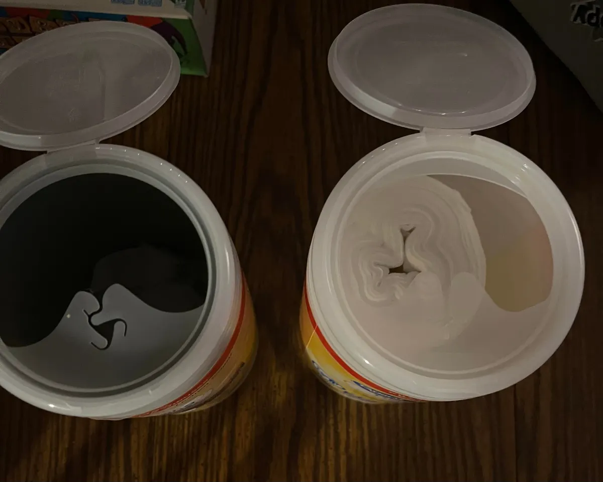 Great Value Disinfecting Wipes — 534g to 369g