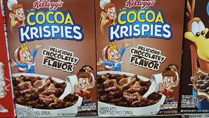Kellogg Rice Krispies Pops package