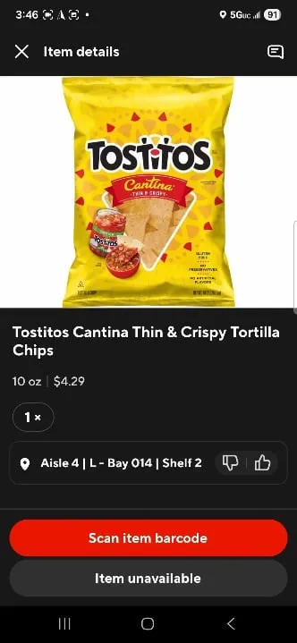 Frito-Lay Cantina package