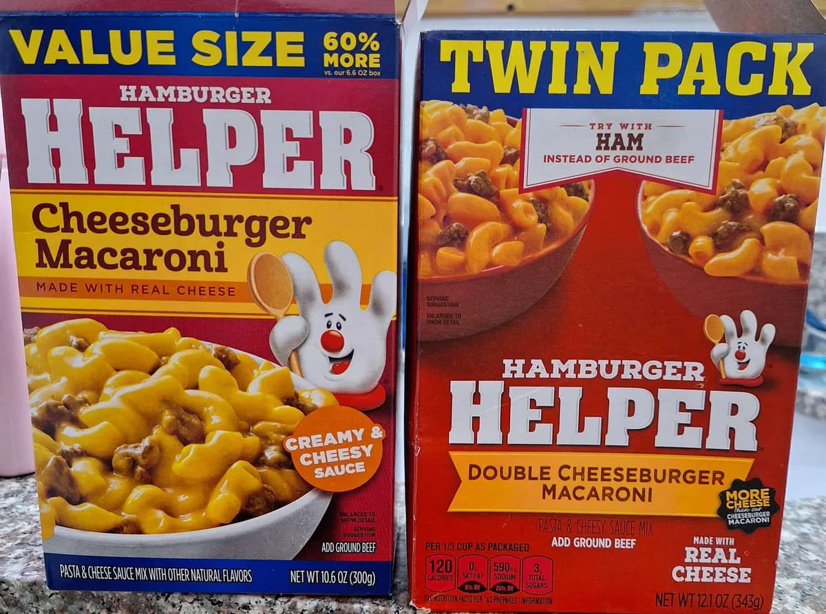 Hamburger Helper Hamburger Helper — 6.6oz to 4.4oz