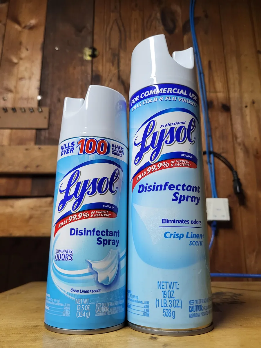 Lysol Disinfectant Spray — 19oz to 12.5oz