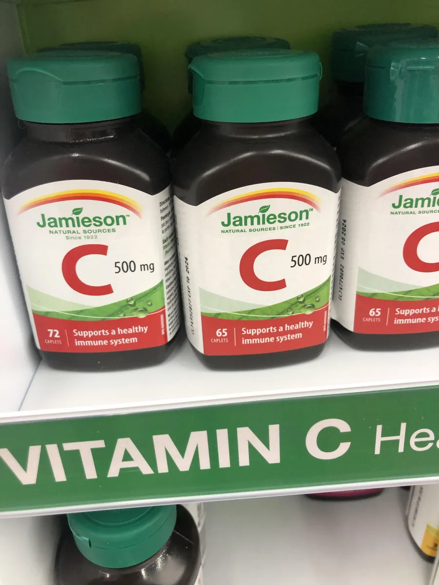 Dollarama vitamins and supplements — 72ct to 65ct