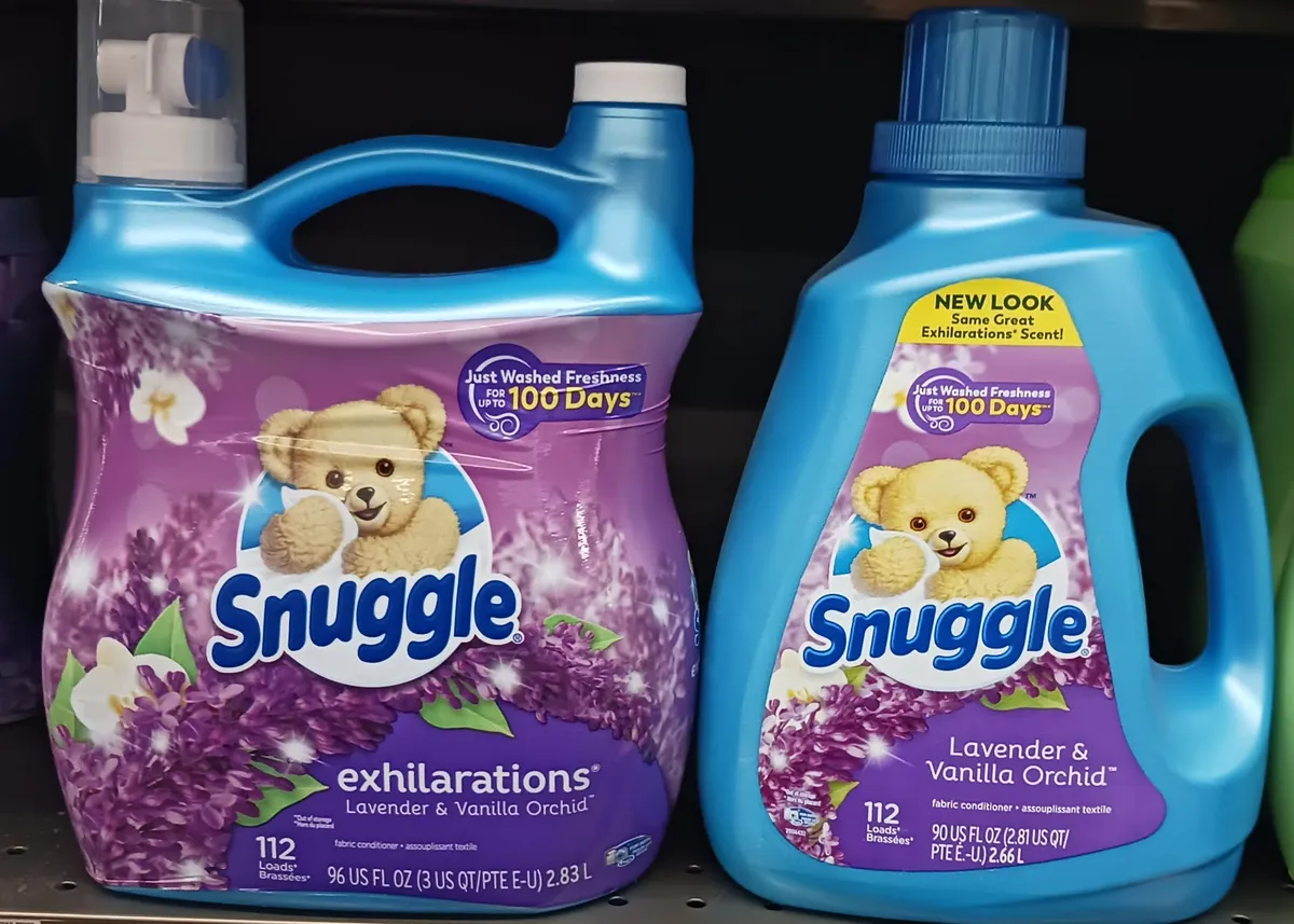 Snuggle Snuggle Fabric Softener — 96fl oz to 90fl oz