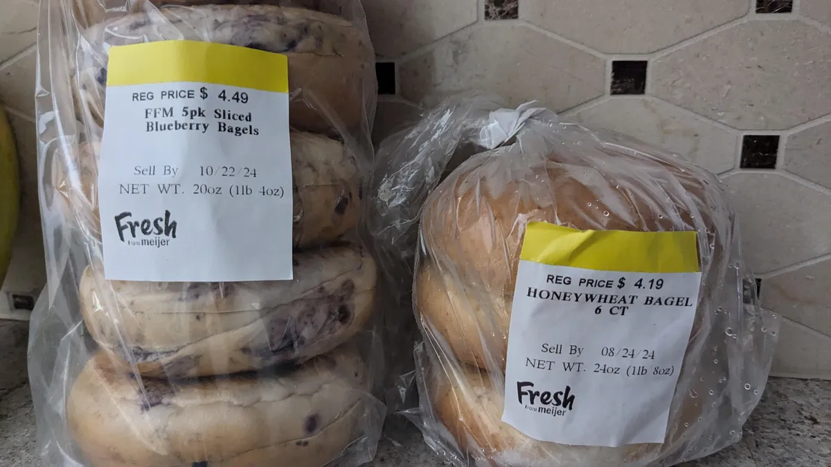 Meijer Bagels package photo