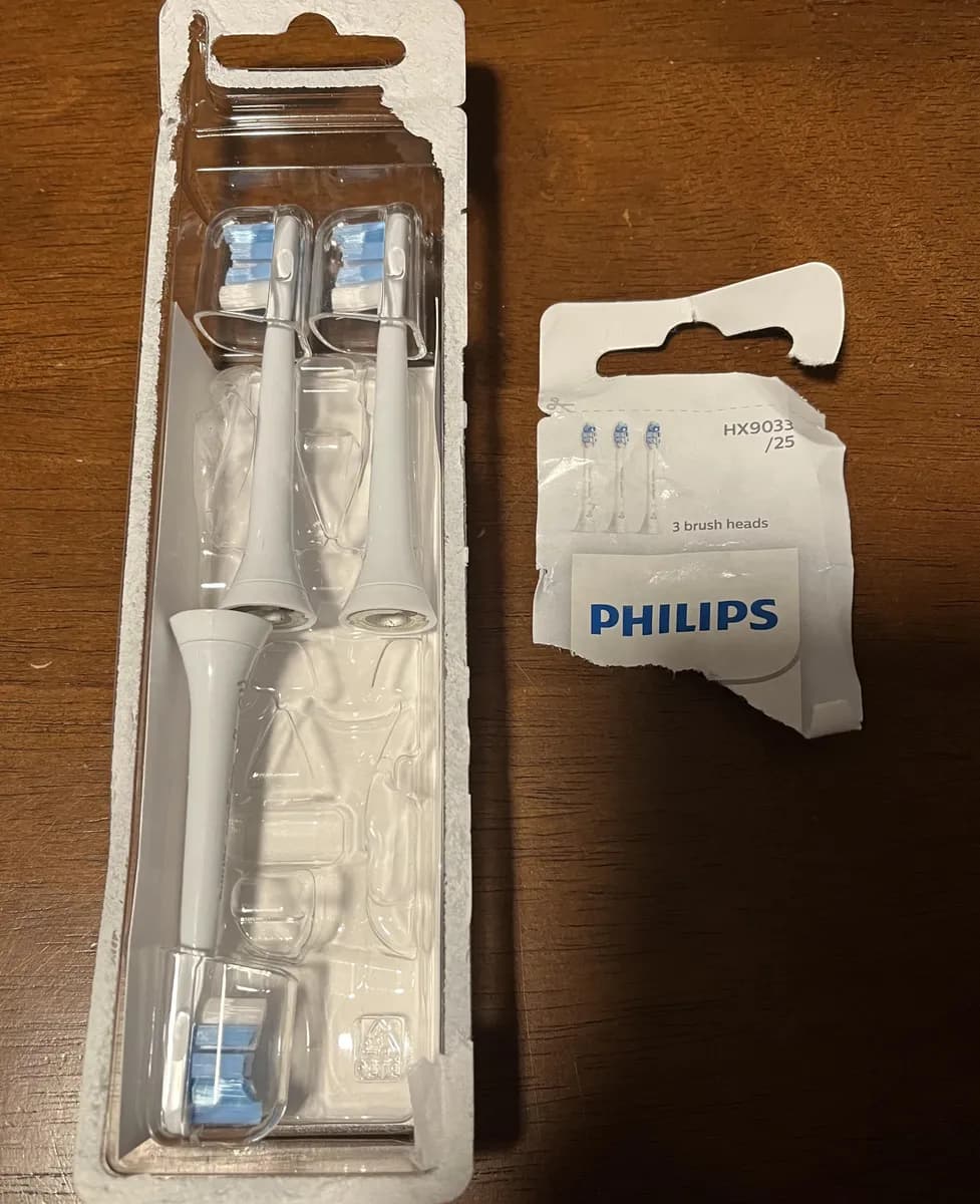Philips toothbrush heads — 4ct to 3ct