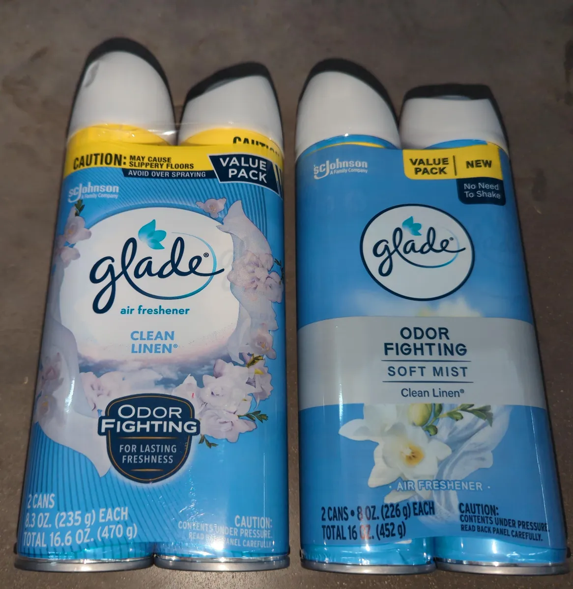 Glade Air Freshener — 8.3oz to 8oz