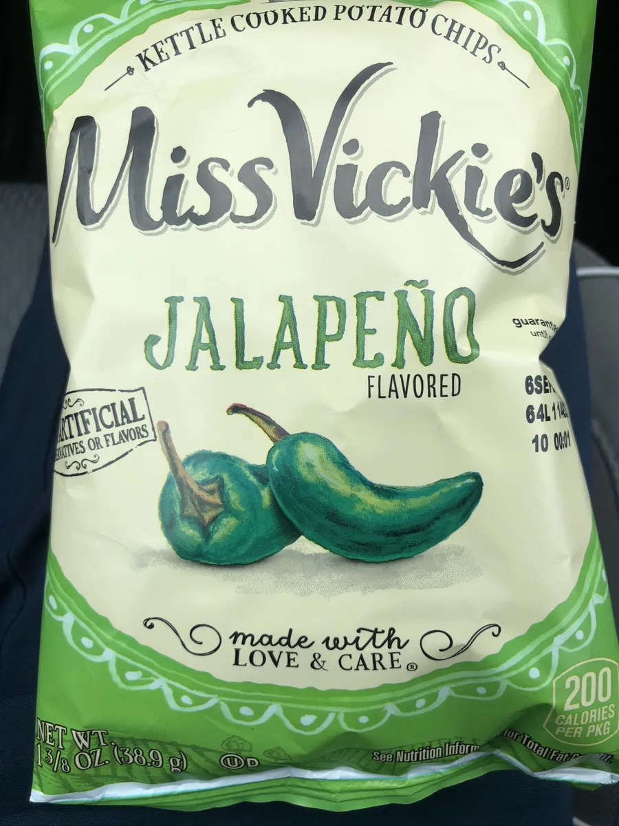 Miss Vickies Miss Vickies Chips — 1.5oz to 1.375oz